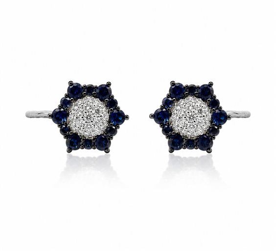 Ohrringe Recarlo Dame in Gold Zaffiro 0.80 Ct XD 076/BZB - XD 076/BZB